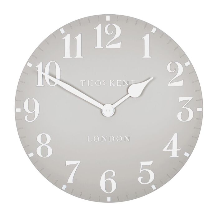 Thomas Kent - Arabic Dove Grey Large Wall Clock 